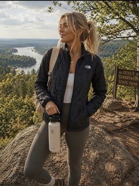 The North Face Women’s Black Quilted Lightweight Puffer Jacket